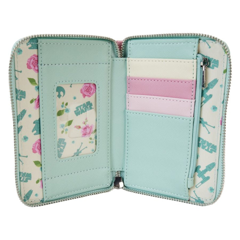 Star Wars - Rebel Alliance Floral Zip Around Wallet Purse