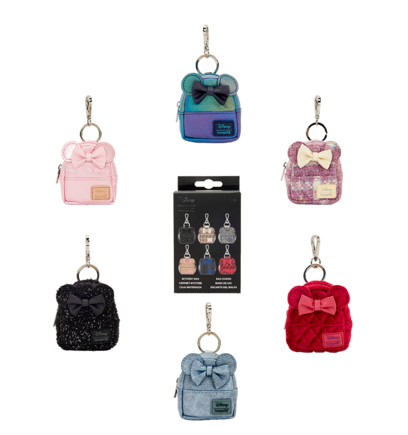 Disney - Minnie Mouse Glitter Mystery Mini Backpack Bag Charms