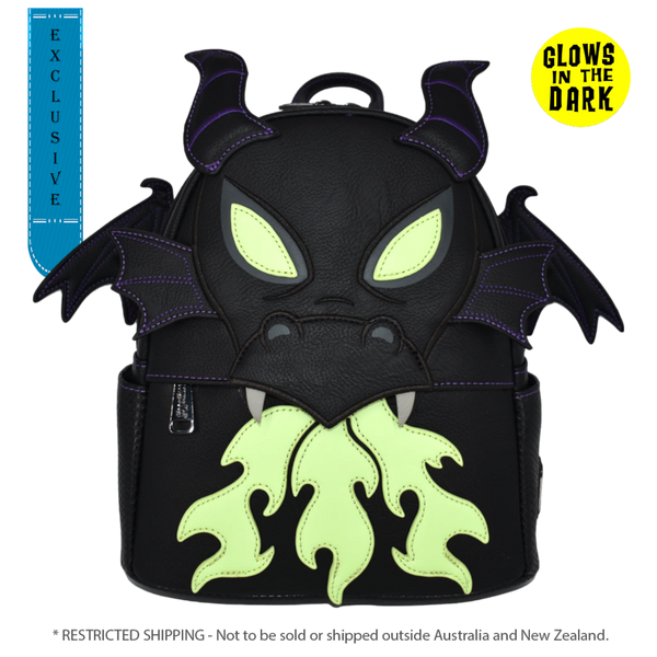 Sleeping Beauty - Maleficent Dragon Glow Mini Backpack [RS]