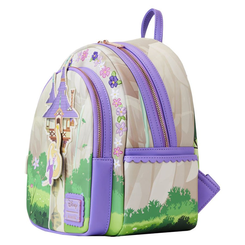 Tangled - Rapunzel Swinging from Tower Mini Backpack