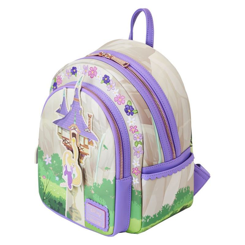Tangled - Rapunzel Swinging from Tower Mini Backpack