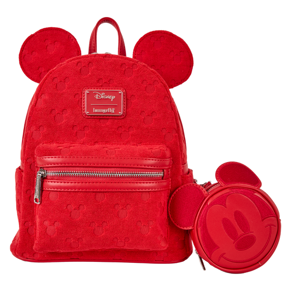Disney - Mickey Ears Burnout Mini Backpack and Coin Purse Set