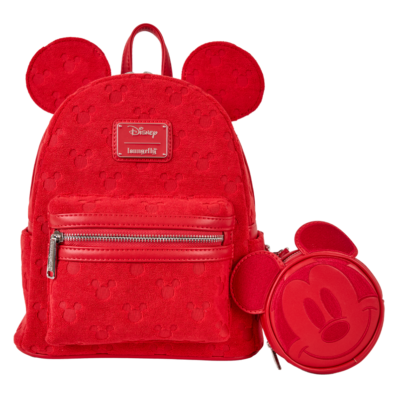 Disney - Mickey Ears Burnout Mini Backpack and Coin Purse Set