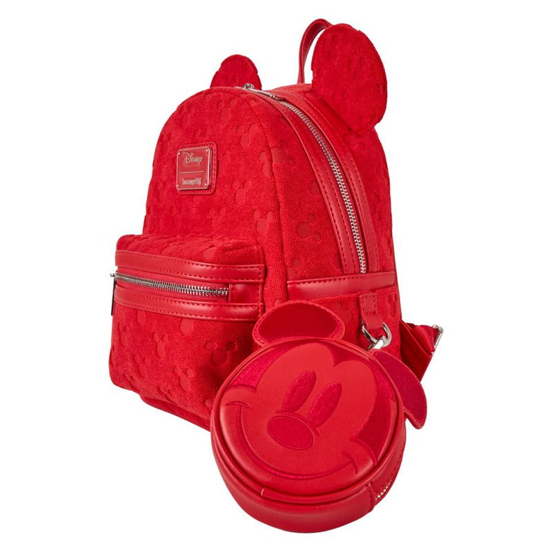 Disney - Mickey Ears Burnout Mini Backpack and Coin Purse Set