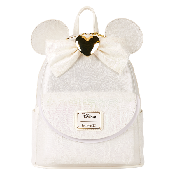 Disney - Minnie Mouse Iridescent Lace Wedding Mini Backpack
