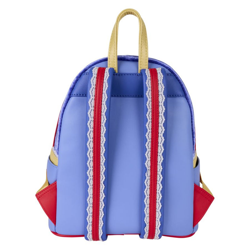blue velvet mini backpack Disney