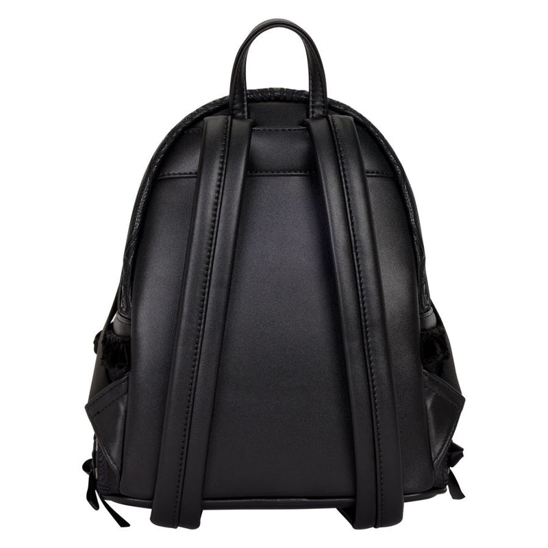 Disney Villains - Black Faux Leather with Velvet Trim Mini Backpack