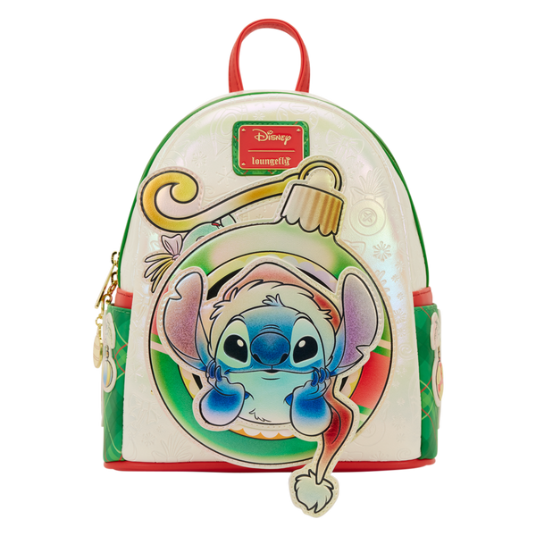 Lilo & Stitch - Stitch & Scrump Iridescent Holiday Ornament Mini Backpack