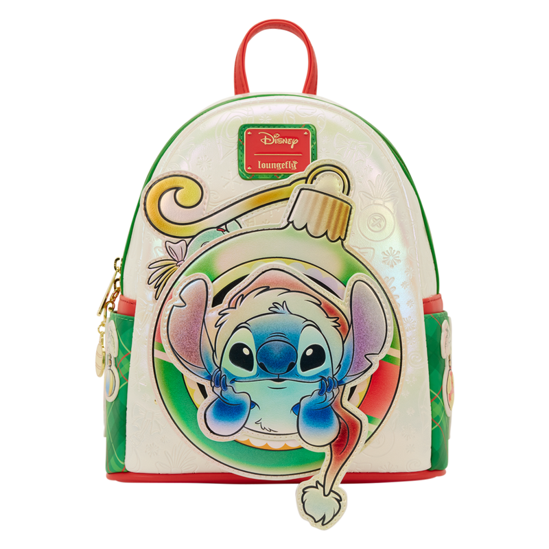 Lilo & Stitch - Stitch & Scrump Iridescent Holiday Ornament Mini Backpack