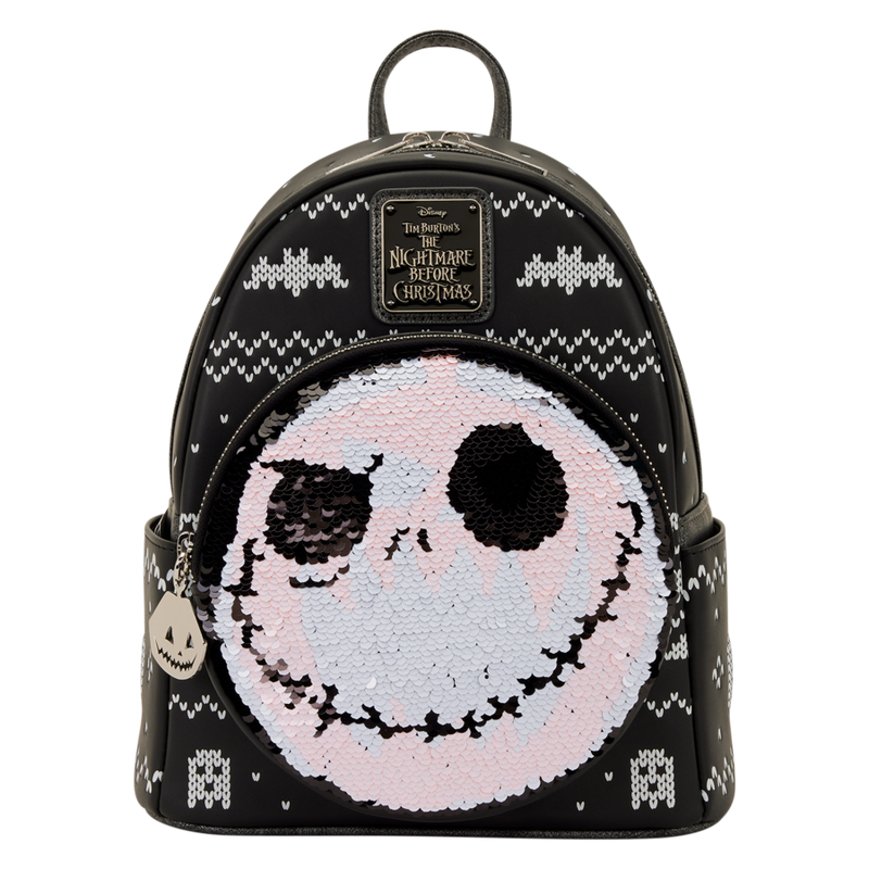 The Nightmare before Christmas - Jack Skellington Reversible Sequins Mini Backpack
