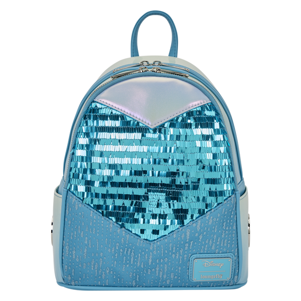 Frozen - Princess Elsa Glitter Sequin Cosplay Mini Backpack