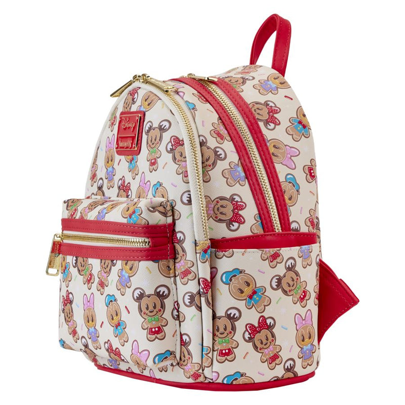 Disney - Mickey & Friends Gingerbread Cookie All-Over Print Mini Backpack With Ear Headband