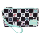 Disney - Mickey & Minnie Date Night Diner All-Over-Print Nylon Wristlet
