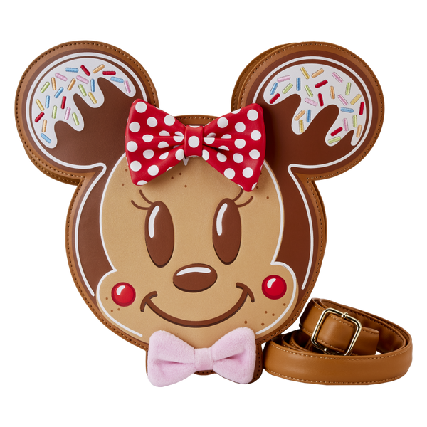 Disney - Mickey & Minnie Gingerbread Cookie Crossbody Bag