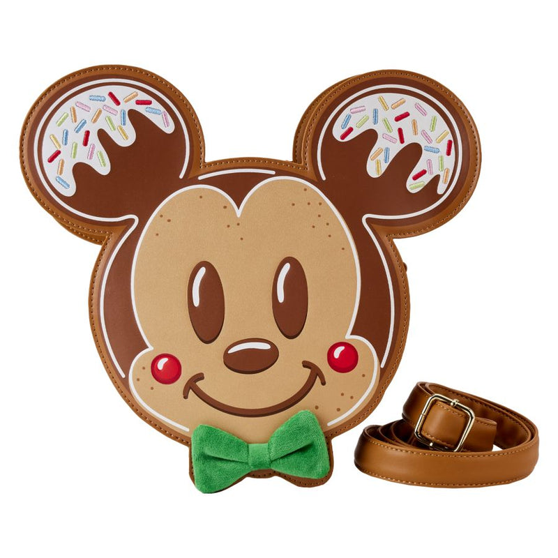 Disney - Mickey & Minnie Gingerbread Cookie Crossbody Bag