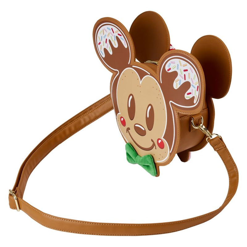 Disney - Mickey & Minnie Gingerbread Cookie Crossbody Bag
