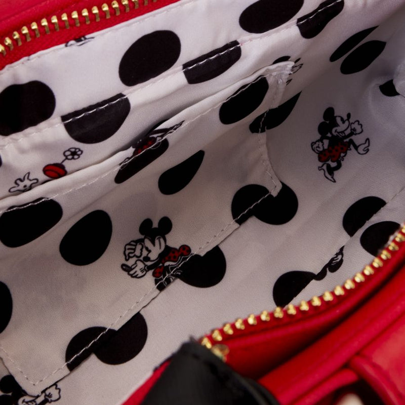 Disney - Minnie Rocks The Dots Figural Bow Crossbody Bag