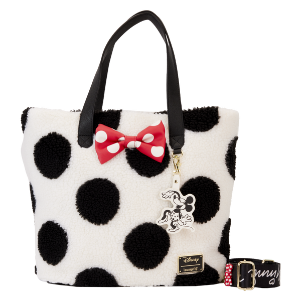 Disney - Minnie Mouse Rocks The Dots Sherpa Tote Bag