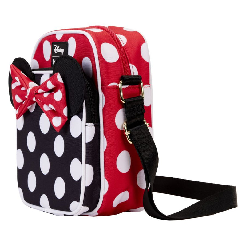 Disney - Minnie Mouse Rocks The Dots Nylon Passport Crossbody Bag