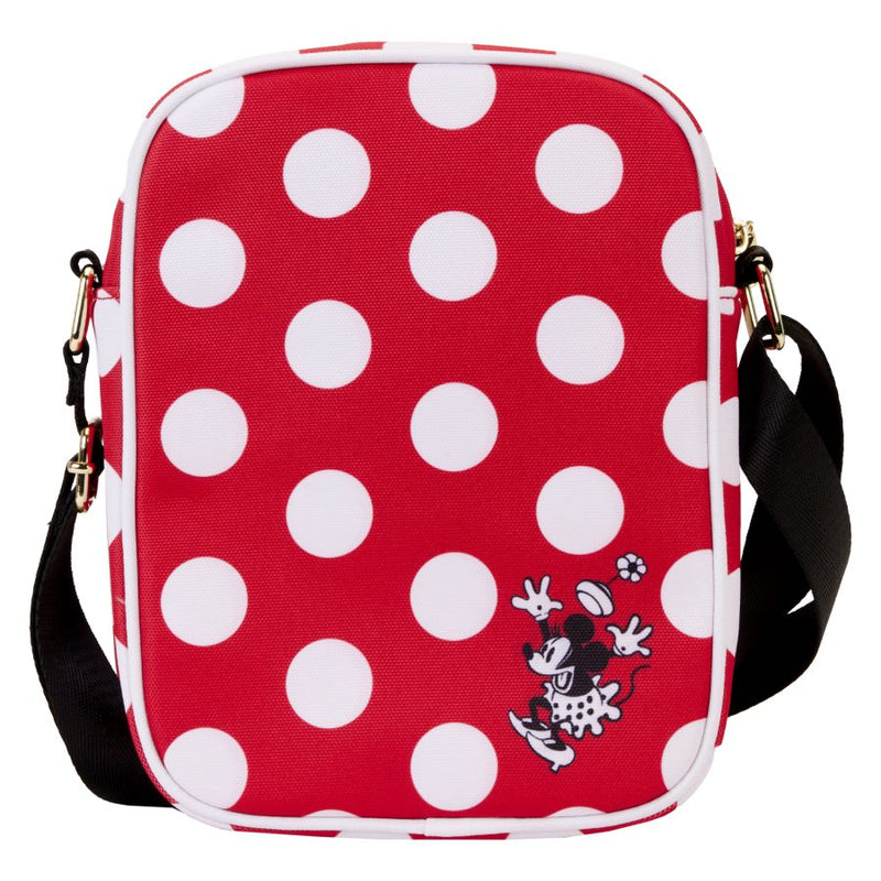 Disney - Minnie Mouse Rocks The Dots Nylon Passport Crossbody Bag