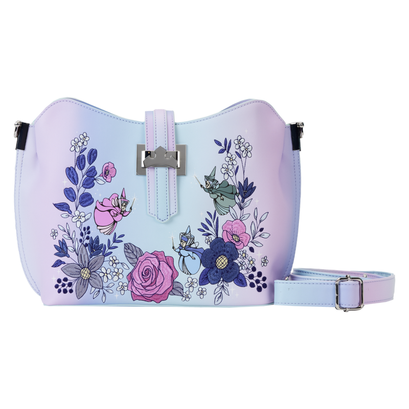Sleeping Beauty - 65th Anniversary Floral Crown Crossbody Bag