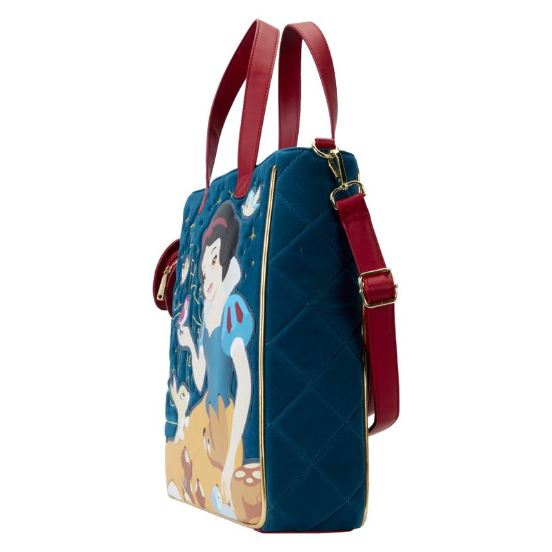 Snow White - Heritage Quilted Velvet Tote Bag