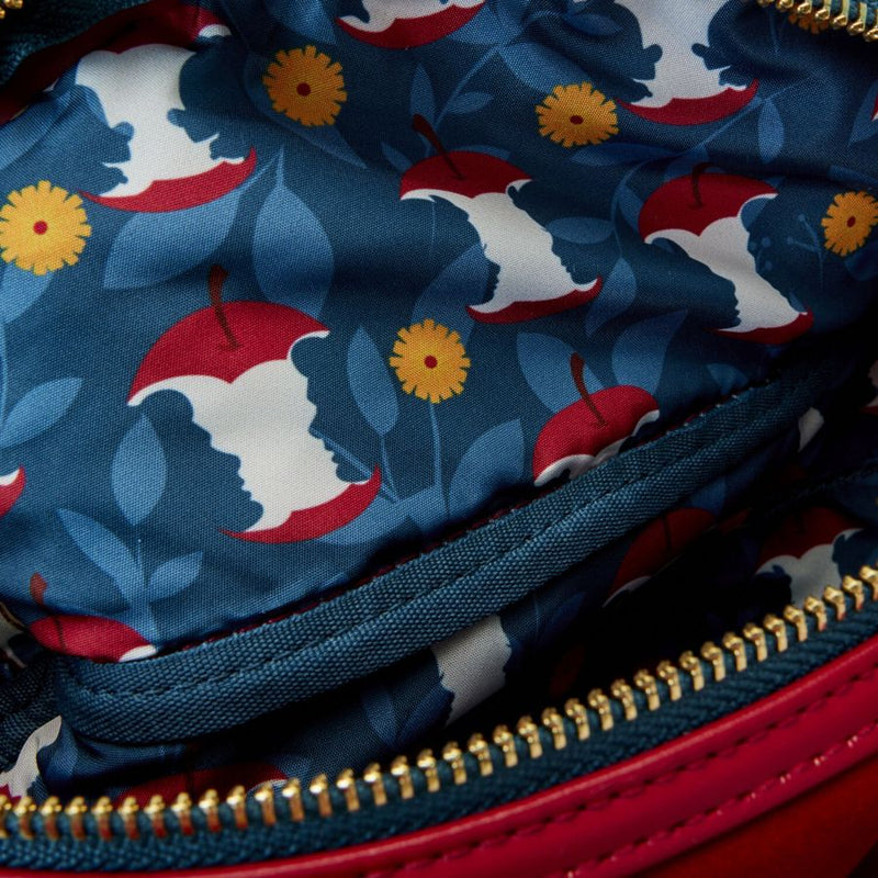 Snow White - Classic Bow Velvet Belt Bag