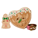 Lilo & Stitch - Angel & Stitch Gingerbread Heart Crossbody Bag