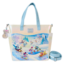Mickey & Friends - Winter Wonderland Scene Convertible Tote Bag
