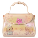 Disney - Cute Stitch and Angel Bow Handle Crossbody Bag