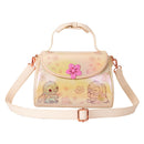 Disney - Cute Stitch and Angel Bow Handle Crossbody Bag