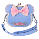 Disney - Minnie Floral & Lace Kisslock Crossbody Bag