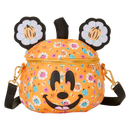 Disney - Mickey Mouse Floral Pumpkin Head Crossbody Bag