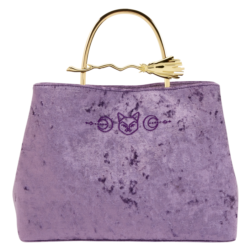 Hocus Pocus - Velvet Broom Handle Handbag