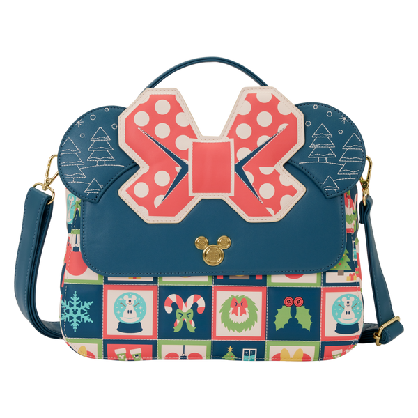Disney - Mickey & Minnie Mouse Holiday Crossbody Bag
