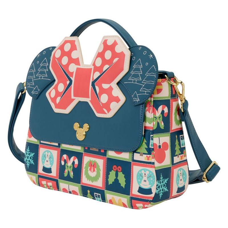 Disney - Mickey & Minnie Mouse Holiday Crossbody Bag