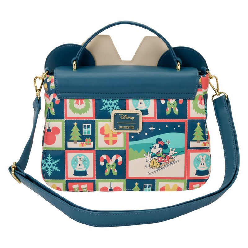 Disney - Mickey & Minnie Mouse Holiday Crossbody Bag