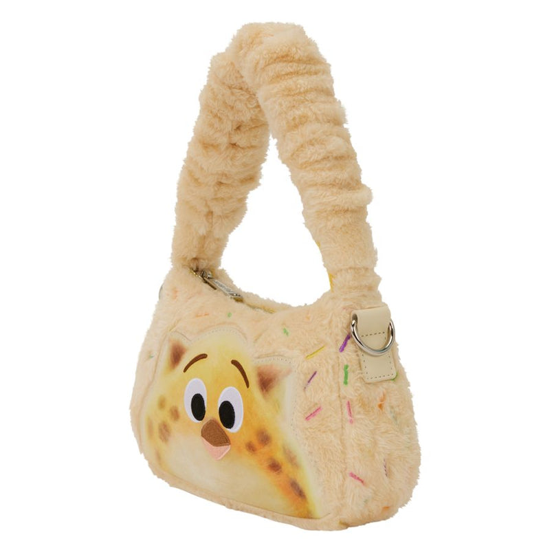 Zootopia 2 - Officer Clawhauser Cotton Candy Plush Crossbody Bag