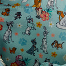 Disney - Dogs & Cats Faux Denim Convertible Tote Bag with Coin Purse