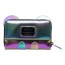 Disney - Mickey Mouse Oil Slick Iridescent Zip Around Purse