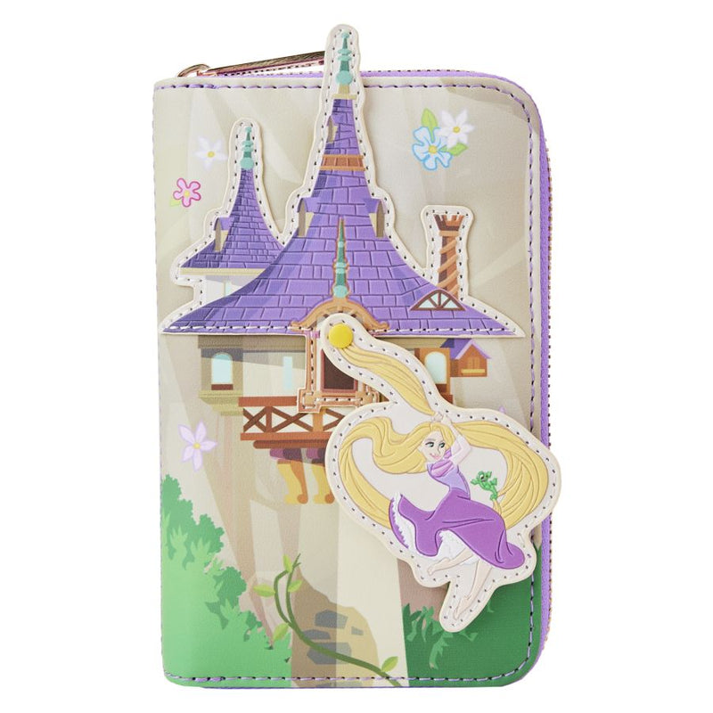 Tangled - Rapunzel Swinging Zip Around Wallet Purse