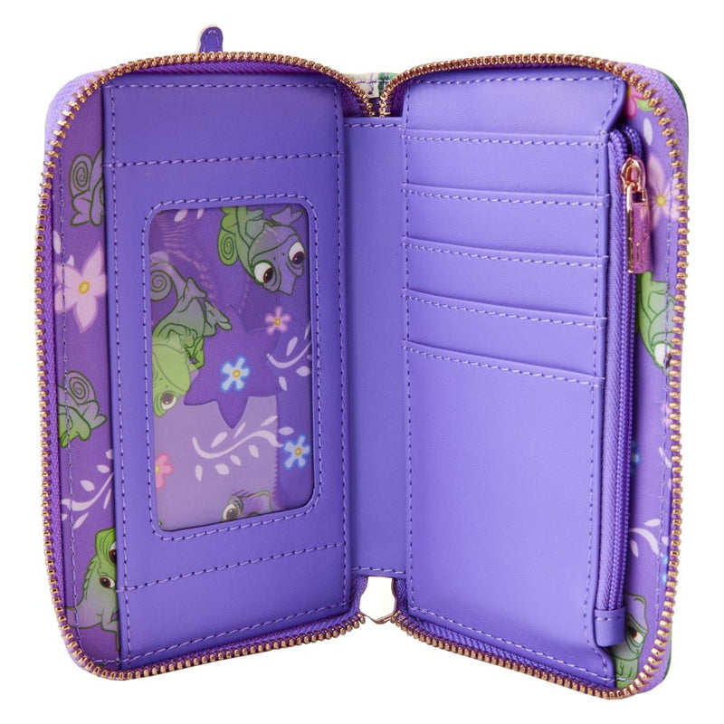 Tangled - Rapunzel Swinging Zip Around Wallet Purse