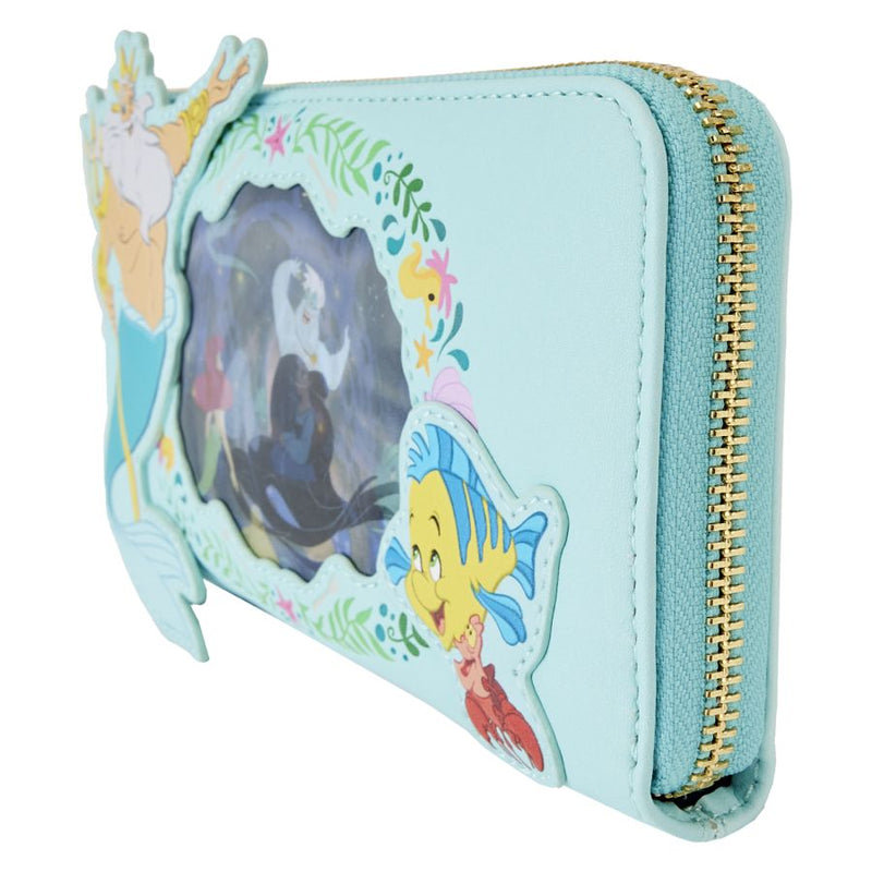 The Little Mermaid (1989) - Ariel Princess Lenticular Zip Around Wallet