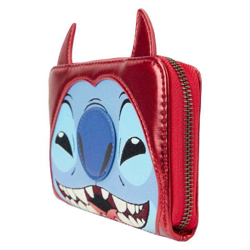 Disney - Stitch Devil Cosplay Zip Around Wallet Purse