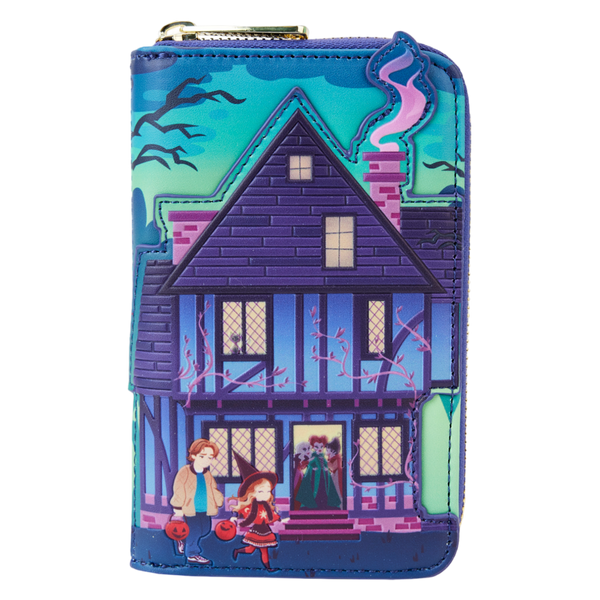 Hocus Pocus - Sanderson Sisters House Glow Zip Around Wallet
