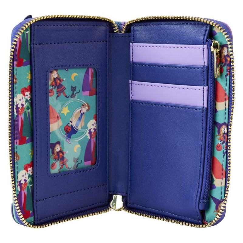 Hocus Pocus - Sanderson Sisters House Glow Zip Around Wallet