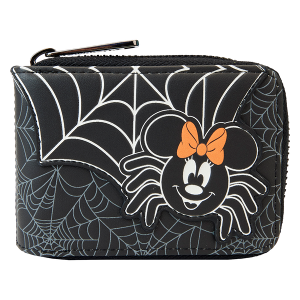 Disney - Minnie Mouse Spider Glow Accordion Wallet Purse