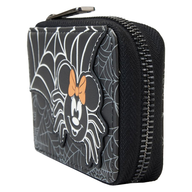 Disney - Minnie Mouse Spider Glow Accordion Wallet Purse