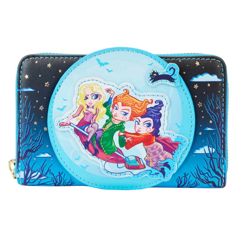 Hocus Pocus - Poster Glow Zip Around Wallet Purse