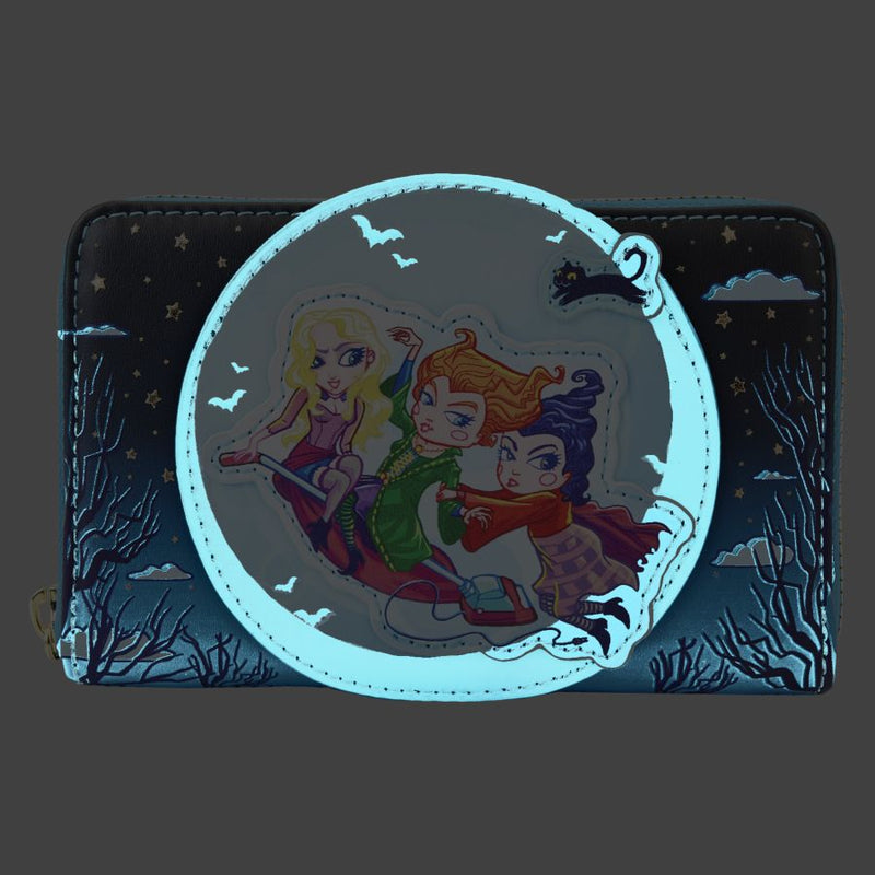 Hocus Pocus - Poster Glow Zip Around Wallet Purse